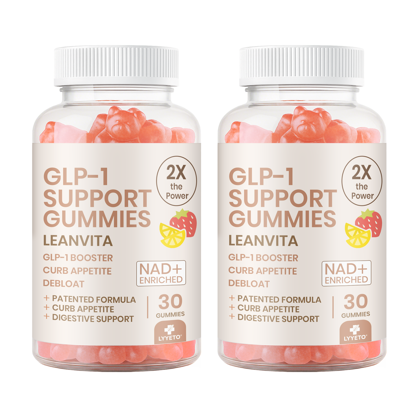 Lyyeto® LeanVita GLP-1 with NAD+Gummies 👙2