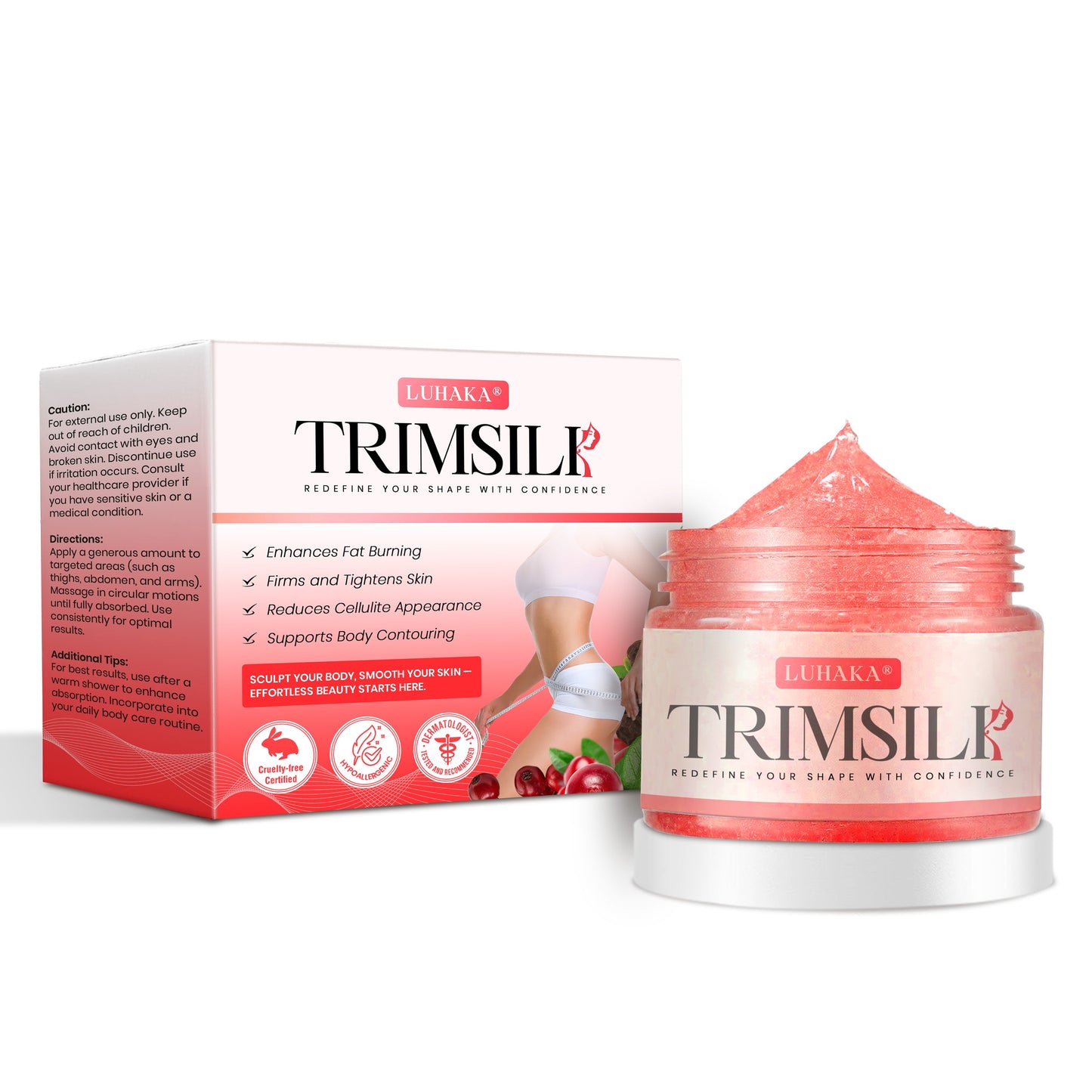 Luhaka® TrimSilk Sculpting & Cellulite Reduction Massage Gel Test