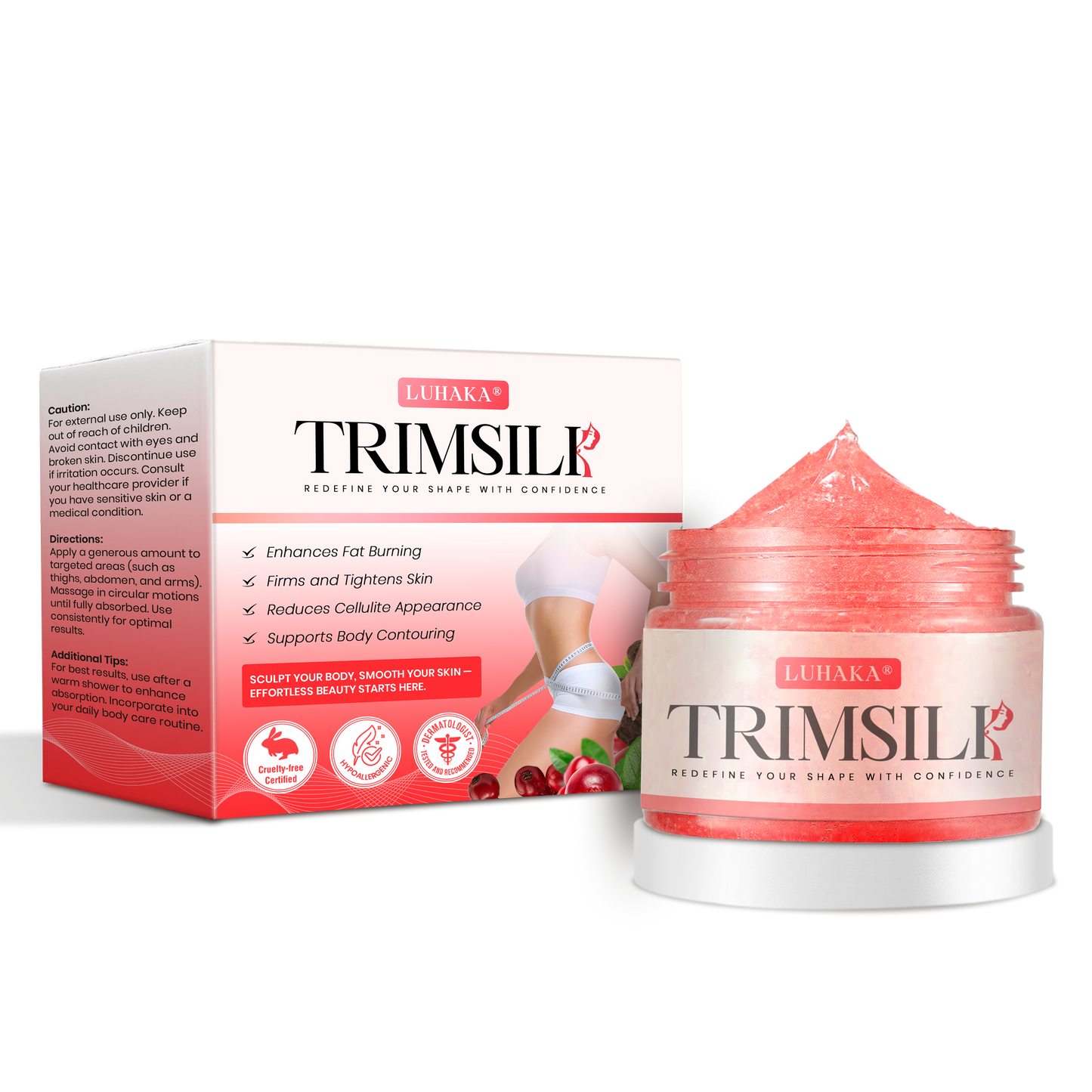 Luhaka® TrimSilk Sculpting & Cellulite Reduction Massage Gel Test