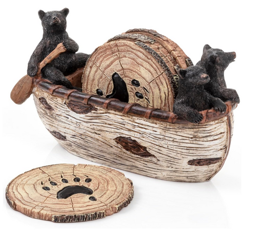Bear Coaster Set (Set of 6)