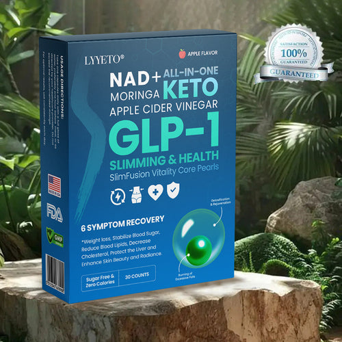 Lyyeto® GLP-1 Slimming & Health SlimFusion Vitality Core Pearls - NAD+ Moringa & ACV🔹XII